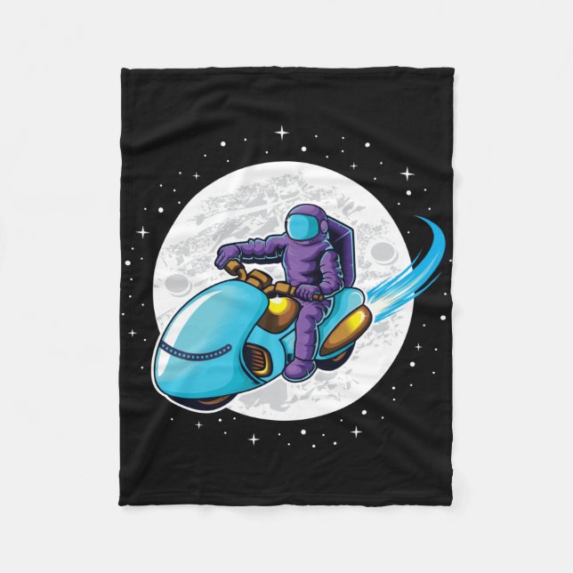 Manta Polar Astronauta Viajero En El Espacio (Anverso)