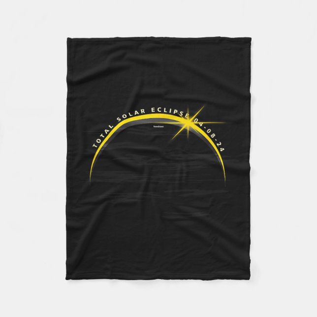 Manta Polar Astronomía eclipse solar abril 2024 luna ver Astr (Anverso)