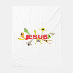 Manta Polar Asustado Jesús