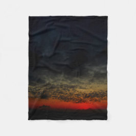 Manta Polar Atardecer antes de la tormenta