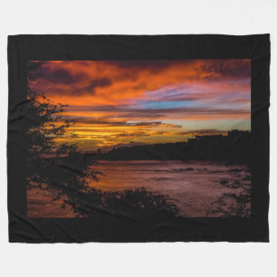 Manta Polar Atardecer en Praia, Cabo Verde