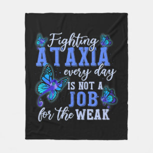 Manta Polar Ataxia Awareness Peace Love Hope We Wear Blue T-Sh