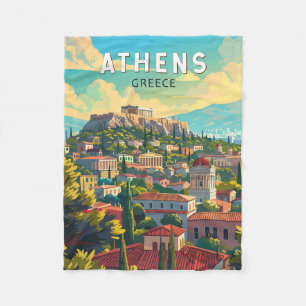 Manta Polar Atenas Grecia Viajes arte Vintage