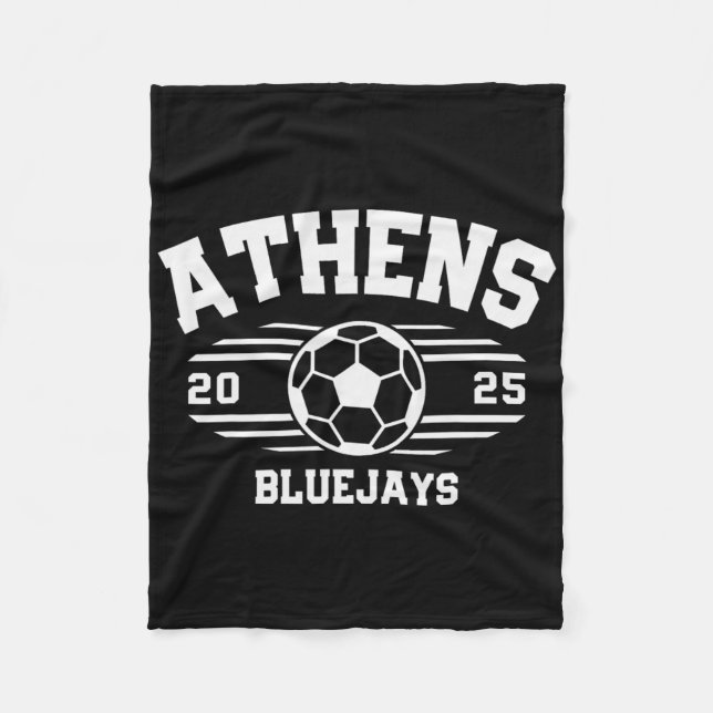 Manta Polar Athens Bluejays Soccer Byll 2025 Hs  (Anverso)