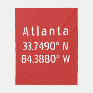 Manta Polar Atlanta Latitude y Red de longitud