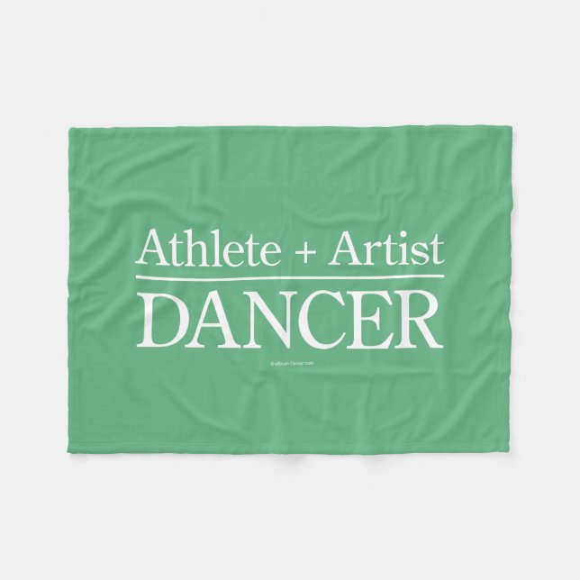 Manta Polar Atleta + Artista = bailarín (Frente (Horizontal))