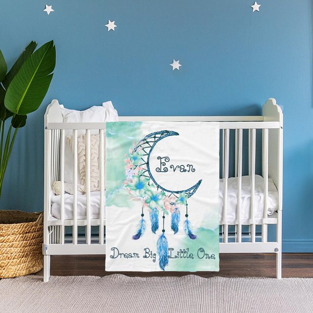 Manta Polar Atrapasueños personalizado para niño bebé (Subido por el creador)