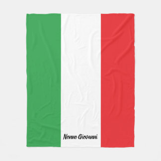 Manta Polar Audaz bandera italiana de la familia personalizada