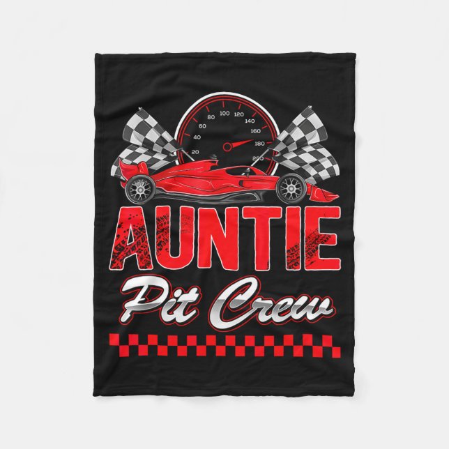 Manta Polar Auntie T Crew Racing Family Race Car Birthday Boy  (Anverso)