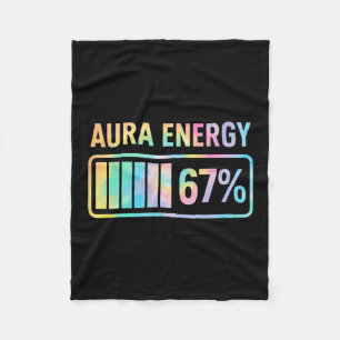 Manta Polar Aura Energía 67 Divertido Seis Siete Meme Gen Alfa