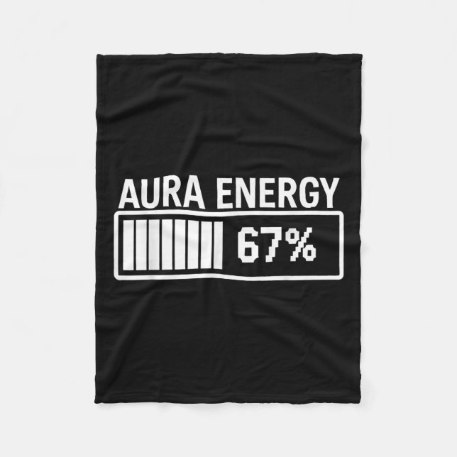 Manta Polar Aura Energy En 67 Divertido Seis Memes Gen Alpha S (Anverso)