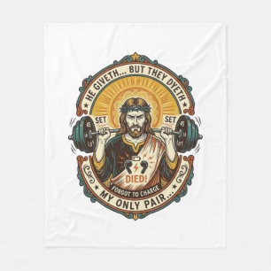 Manta Polar Auriculares Jesus Muerto Conjunto Medio Silencioso