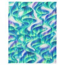 Aurora Boreal Patrón Abstracto