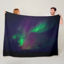 Aurora Borealis Luces del Norte Noche Verde Ártico