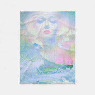 Manta Polar Aurora por Clive Henry luz pastel