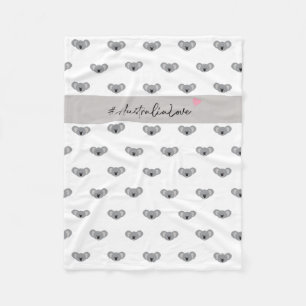 Manta Polar Australia adoraba el lindo guión del bebé patró