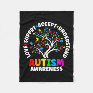 Manta Polar Autismo Amor Acepta Apoyar El Autismo Autista Awar