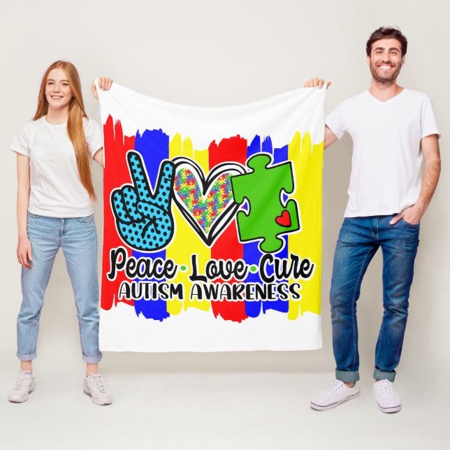 Manta Polar Autismo - Funda, 50"x60" (In situ)