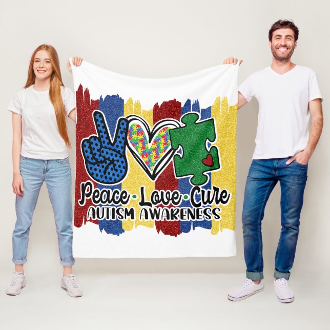 Manta Polar Autismo - Funda, 50"x60" (In situ)