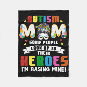 Manta Polar Autismo Mamá Algunas personas miran a los héroes q