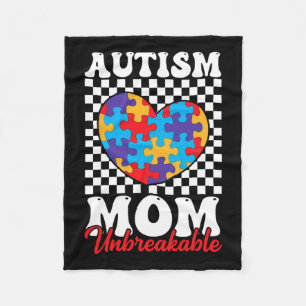 Manta Polar Autismo Mamá Rompe el Corazón Madre Hijo Autismo A