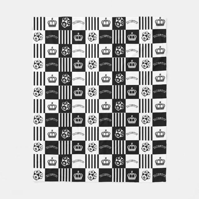 Manta Polar Autobahn Soccer Blanket (Anverso)