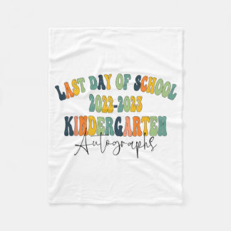 Manta Polar Autografías de jardines de infancia 2023