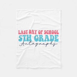 Manta Polar Autografo 2023 Para 5º Grado