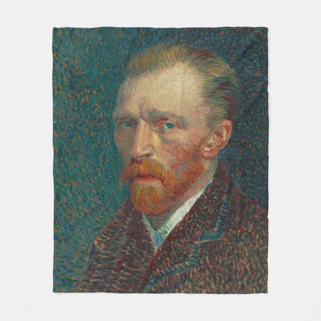 Manta Polar Autorretrato de Van Gogh (Anverso)