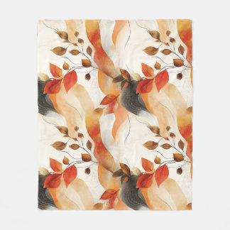 Manta Polar Autumance Elegance Seamless Pattern