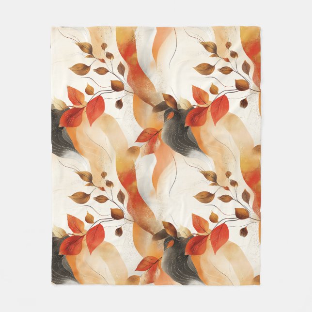 Manta Polar Autumance Elegance Seamless Pattern (Anverso)