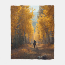 Manta Polar Autumn Aspen Throw Blanket - Seasonal Western 