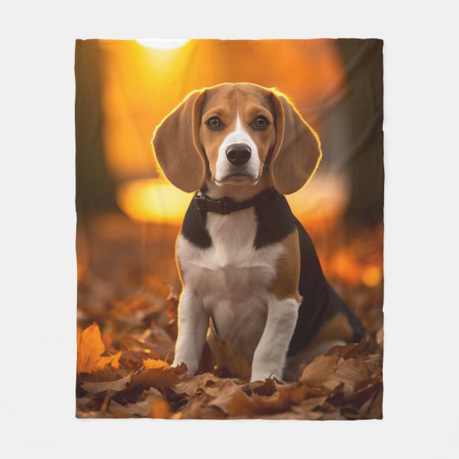 Manta Polar Autumn Beagle Pup (Anverso)