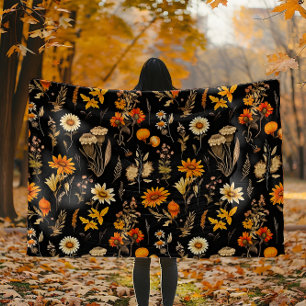 Manta Polar Autumn Daisies Goblincore Floral