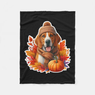 Manta Polar Autumn Fall Bracco Italiano Dog Owner Thanksgiving