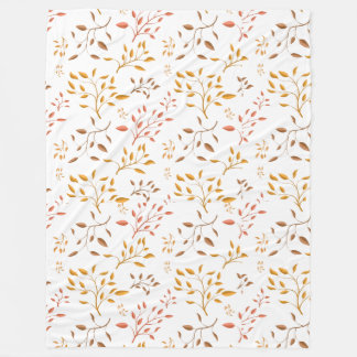 Manta Polar Autumn Leaf Cascade – Cozy Fleece Blanket