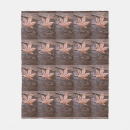 Manta Polar Autumn Leaves Fleece Blanket