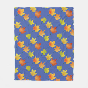 Manta Polar Autumn Leaves Fleece Blanket