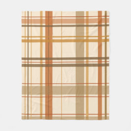 Manta Polar Autumn Plaid Fleece Blanket