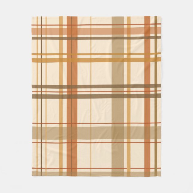 Manta Polar Autumn Plaid Fleece Blanket  (Anverso)
