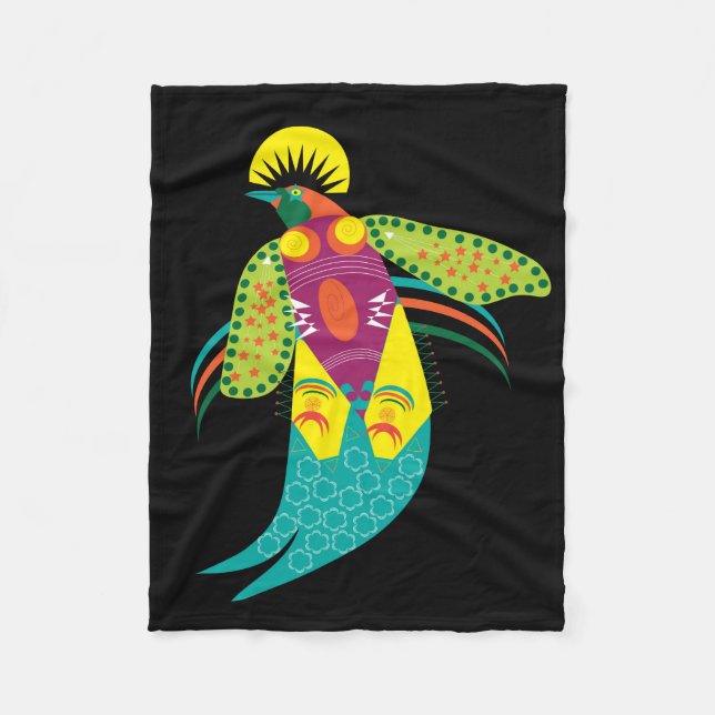 Manta Polar Ave del paraíso (Anverso)