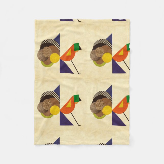 Manta Polar Ave geométrica (Anverso)