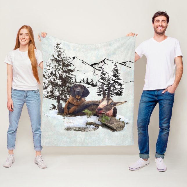 Manta Polar Aventura de caza de cabras de montaña (In situ)