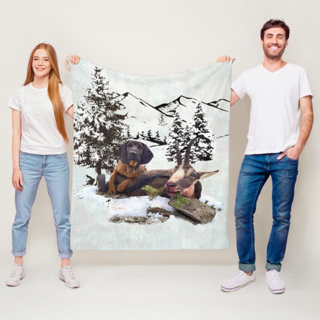 Manta Polar Aventura de caza de cabras de montaña (In situ)