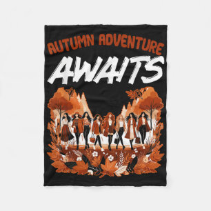 Manta Polar Aventura de Otoño Espera Camping de Acción de Grac