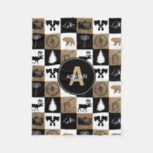 Manta Polar Aventura rural de camping al aire libre