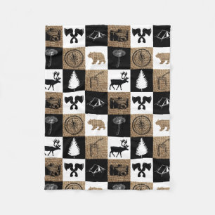 Manta Polar Aventura rural de camping al aire libre