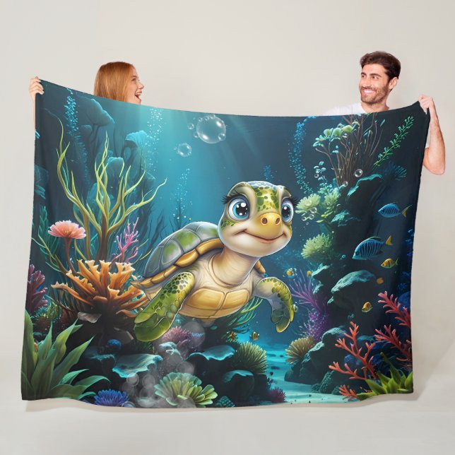 Manta Polar Aventuras submarinas con la alegre tortuga. (In situ)