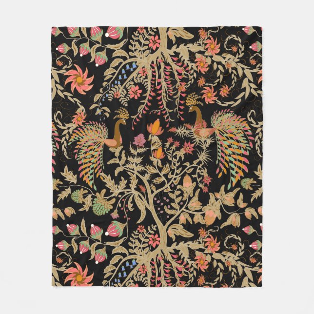 Manta Polar Aves del paraíso (Anverso)