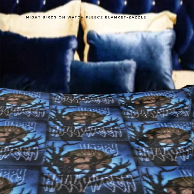 Manta Polar Aves nocturnas vigiladas (Subido por el creador)